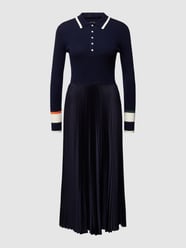 Midi-jurk met polokraag van Polo Ralph Lauren Blauw - 27