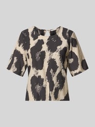 Blusenshirt aus Viskose-Mix Modell 'Karalie Jusia' von MSCH Copenhagen Beige - 28