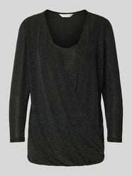 Longsleeve mit Glitter-Effekt von Apricot Schwarz - 5