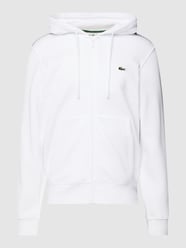 Sweatjacke mit Galonstreifen von Lacoste Weiß - 20