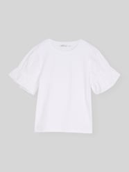 Loose Fit T-Shirt aus reiner Baumwolle mit Lochstickerei von Tom Tailor Denim - 42