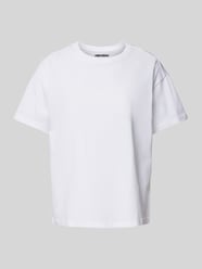 T-Shirt mit überschnittenen Schultern von Review Weiß - 46