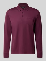 koszulka polo o kroju regular fit z mieszanka bawełny z brustasza od bugatti - 43