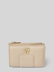 Portemonnaie mit Label-Applikation von BOSS Beige - 21