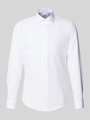 Koszula biznesowa krój slim fit z kołnierzykiem kent z czystej bawełny od Seidensticker - 33