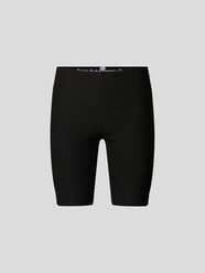 Radlerhose mit Label-Patch von Paco Rabanne Schwarz - 2