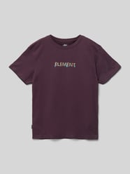 T-Shirt mit Rundhalsausschnitt Modell 'KOALA' von Element Lila - 7