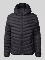 Gewatteerd jack met capuchon en labelstitching van REVIEW - 17
