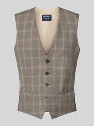 Slim fit gilet met paspelzakken van MCNEAL - 4