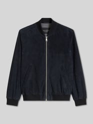 Regular Fit Lederjacke aus echtem Ziegenvelours von Marc O'Polo - 20