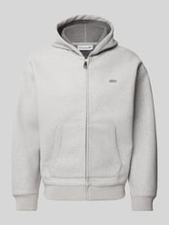 Sweatjacke mit Logo-Stitching von Lacoste Grau - 15