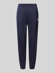 Regular Fit Sweatpants mit Label-Stitching Modell 'Maxime' von LeGer by Lena Gercke Blau - 15