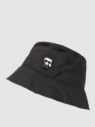 Czapka typu bucket hat z logo  od Karl Lagerfeld Czarny - 19