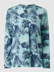 Blusenshirt aus Baumwolle  von Montego Blau / Türkis - 41