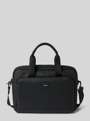 Laptoptasche mit Label-Badge von CK Calvin Klein Schwarz - 3