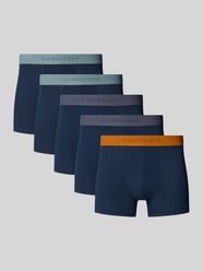 Boxershort met elastische band met logo in een set van 5 stuks van Schiesser - 41