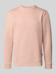 Sweatshirt met ronde hals en logo van Blend Fuchsia - 5