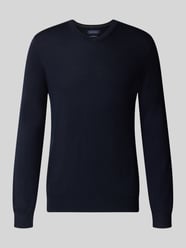 Gebreide pullover van wolmix met v-hals van Christian Berg Men - 41