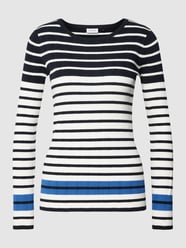 Gebreide pullover met streepmotief van Gerry Weber Blauw / turquoise - 20
