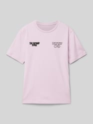 Regular fit T-shirt van katoen van Tom Tailor Fuchsia - 3