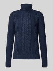 Sweter z dzianiny z wzorem warkocza od Blend - 9