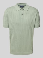 Poloshirt met ribboorden van Christian Berg Men - 10