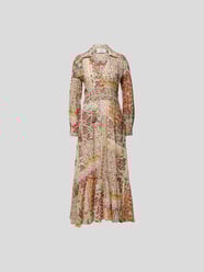 Midikleid mit Allover-Muster von Etro Braun - 14