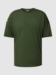 T-shirt met labelprint van EA7 Emporio Armani Groen - 40