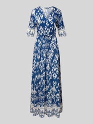 Maxikleid mit V-Ausschnitt Modell 'JASMINA' von B.Young - 7