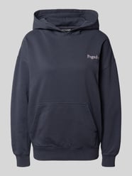 Oversized Hoodie mit Label-Stitching Modell 'MARIALVA' von PEGADOR - 6