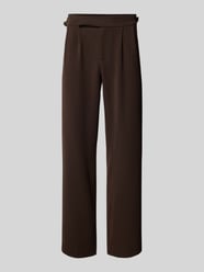 Straight Leg Bundfaltenhose mit Reißverschlusstaschen von EIGHTYFIVE - 42