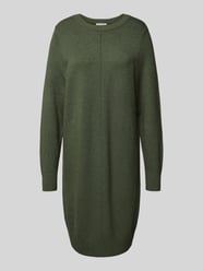 Knielange gebreide jurk met ronde hals van Christian Berg Woman - 9