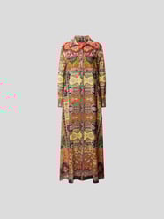 Hemdblusenkleid mit Paisley-Dessin von Etro Orange - 6