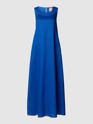 Długa sukienka z wiskozy od Max Mara Studio Niebieski - 6