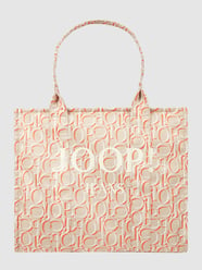 Shopper mit Logo-Muster Modell 'Aurelia' von JOOP! Jeans Beige - 41