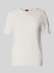 Sweter o kroju regular fit z mieszanki żywej wełny model 'SESSINAK' od HUGO - 1