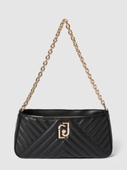 Handtasche in Leder- und Stepp-Optik von Liu Jo White Schwarz - 40