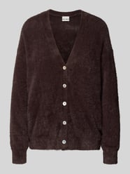Strickjacke mit durchgängiger Knopfleiste Modell 'BRULA' von ICHI - 43
