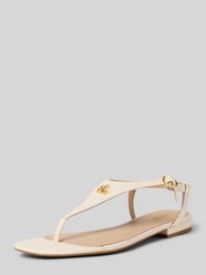 Teenslippers van rundleer model 'EVERLEY 2' van Lauren Ralph Lauren - 34