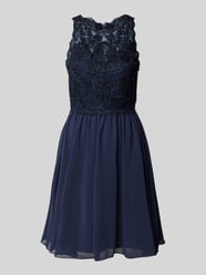 Cocktailkleid mit Zierbesatz von Hey Kyla Blau - 47