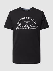 T-Shirt mit Rundhalsausschnitt Modell 'ACE' von Jack & Jones Schwarz - 31
