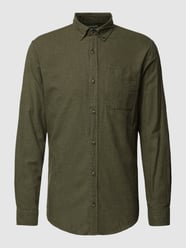 Regular Fit Freizeithemd mit Button-Down-Kragen Modell 'CLASSIC' von Jack & Jones Grün - 30