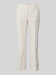 Flared Cut Hose mit Bügelfalten Modell 'MINESSE' von SEDUCTIVE Beige - 14