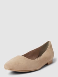 Ballerinas mit spitzer Form von Tamaris Beige - 5