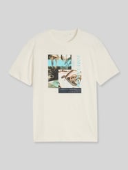 męski t-shirt o kroju regular fit z czystej bawełny od Tom Tailor - 41