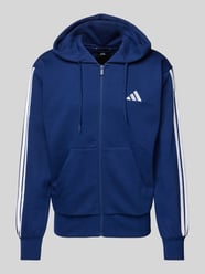 Sweatjacke mit Viskose-Anteil und Label-Stitching von adidas Sportswear - 1