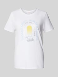 T-shirt met motiefprint van s.Oliver RED LABEL - 24