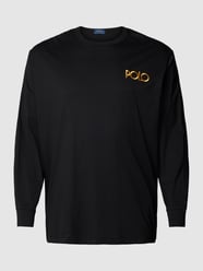 PLUS SIZE Longsleeve mit Rundhalsausschnitt von Polo Ralph Lauren Big & Tall Schwarz - 31