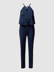 Jumpsuit aus Chiffon  von Swing Blau - 44