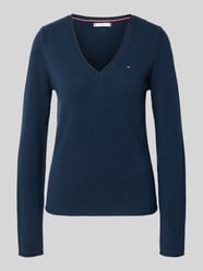 Sweter z dzianiny o kroju slim fit z czystej wełny od Tommy Hilfiger - 3